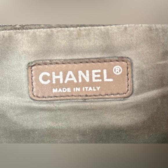 Chanel authentic classic quilted aged glazed calfskin black silver - Picture 11 of 15